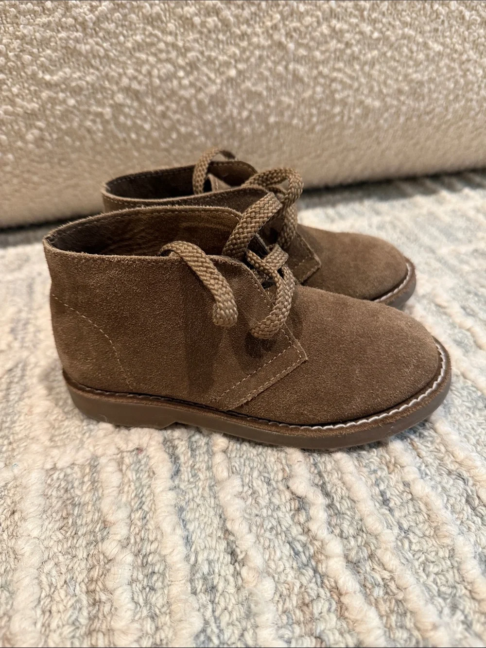 J. Crew Brown Suede Kids Boots